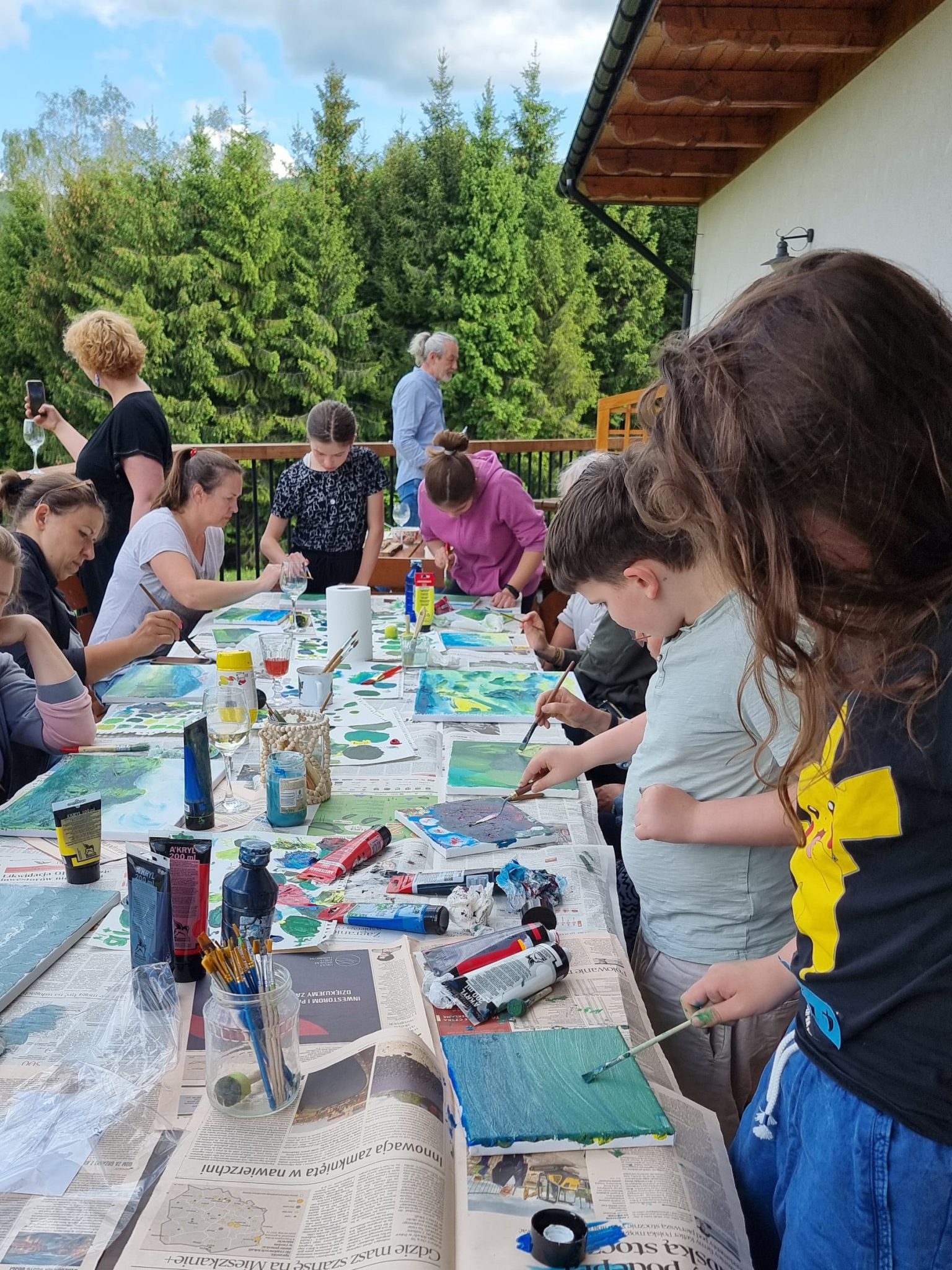 sztuka, malarstwo, obraz, warsztaty artystyczne, warsztaty, bieszczady, bieszczadach, malowanie, sztuka malarska, obrazy, malunek