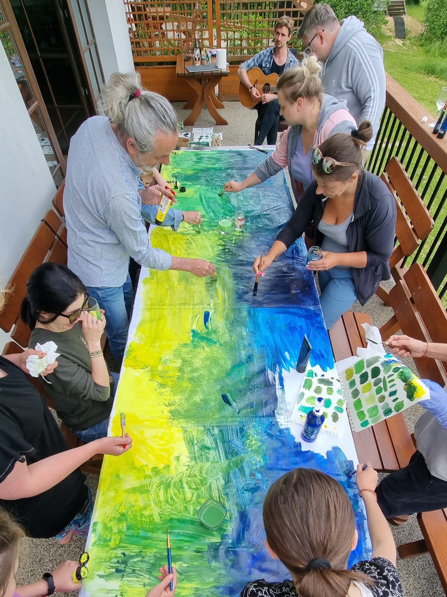 sztuka, malarstwo, obraz, warsztaty artystyczne, warsztaty, bieszczady, bieszczadach, malowanie, sztuka malarska, obrazy, malunek